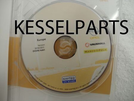 Opel DVD90 europa dvd 2010/2011 nieuw orgineel dvd 90 - 1