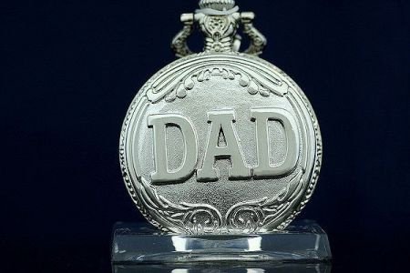 No 706 Zak Horloge met het woord DAD (vader) - 1