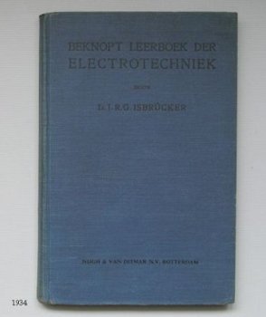 [1934] Beknopt leerboek der Electrotechniek, Nijgh&vD - 1