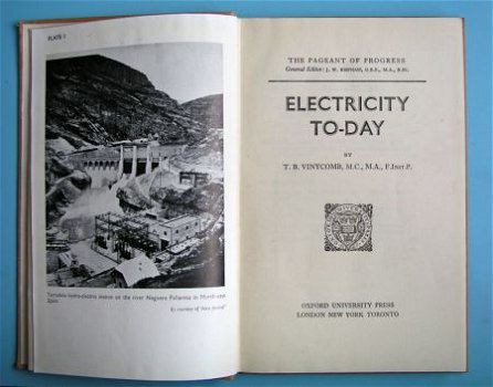 [1944] Electricity To-Day, Oxford Uni-Press - 2