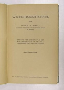 [1946] Wisselstroomtechniek, ir G. de Groot ELD - 2