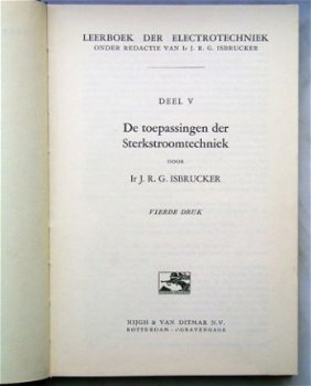 [1950] Leerboek der Elektrotechniek deel V, Toepassingen sterkstroomtechn., Nijgh en van Ditmar - 2