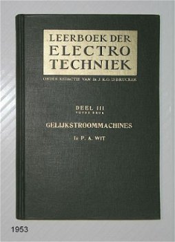 [1953] Leerboek der Elektrotechniek deel III, Gelijkstroommachines,Nijgh en van D #2 - 1