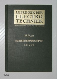 [1953]  Leerboek der Elektrotechniek deel III, Gelijkstroommachines,Nijgh en van D #2