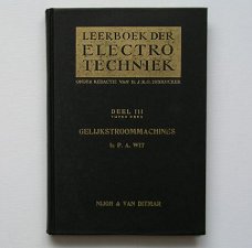 [1953]  Leerboek der Elektrotechniek deel III, Gelijkstroommachines, Nijgh en van Ditmar #1