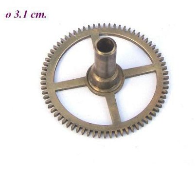 === Uurrad Franse pendule / regulateur = oud === 8168 - 1