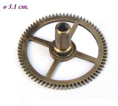 === Uurrad Franse pendule / regulateur = oud === 8165 - 1