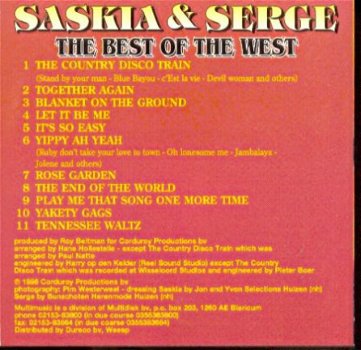 cd - Saskia & Serge - The best of the west - 1