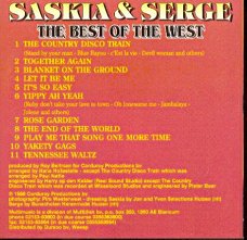 cd - Saskia & Serge - The best of the west