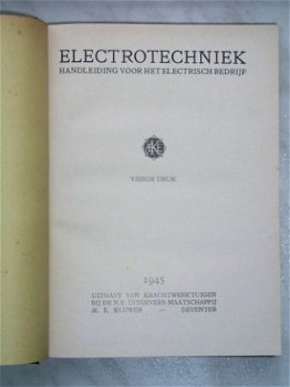 [1945] Electrotechniek, Kluwer - 2