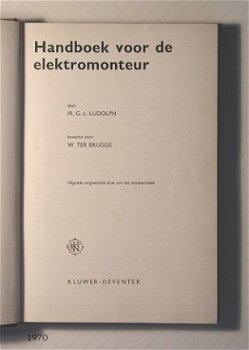 [1970] Handboek voor de elektromonteur, Ludolph, Kluwer - 2