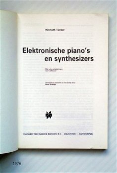 [1976] Elektronische piano’s & synthesizers, Tünker, Kluwer - 2