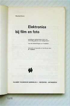 [1976] Elektronica bij film en foto. M.Horst, Kluwer - 2