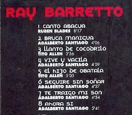 cd - Ray BARRETTO - Energy to burn - 1