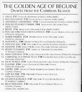 cd - The Golden Age of BEGUINE - Music from Martinique - 1