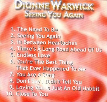 cd - Dionne WARWICK - Seeing you again - (new) - 1
