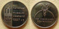 Bezoekerpenning  Rijksmunt  Museumweekend 1997