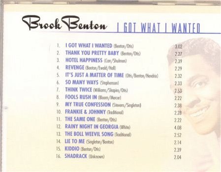 cd - Brook BENTON - I got what I wanted - (new) - 1