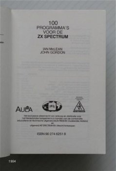 [1984] 100 Programma’s voor de ZX Spctrum, Het Spectrum. - 2