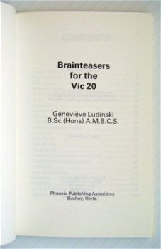 [1985] Brainteasers for the Vic 20 , Phoenix p.a. - 2