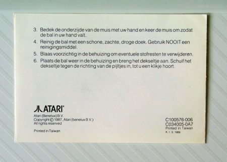 [1989] Gebruikershandleiding ST muis, ATARI - 3