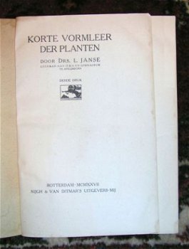 [1927] Korte Vormleer der Planten, Nijgh & v D - 2