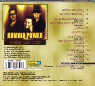 cd - KUMBIA Power - Kumbia kon klase - (new) - 1