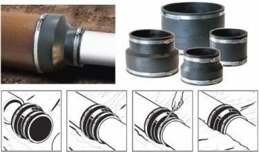 Fernco PVC Aansluitkoppelingen - 1