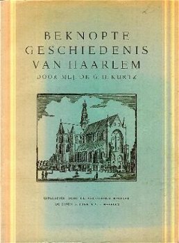 Kurtz, GH ; Beknopte geschiedenis van Haarlem - 1