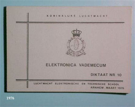 [1976] Elektronica Vademecum, Diktaat Nr.10, Kon.Luchtmacht - 1