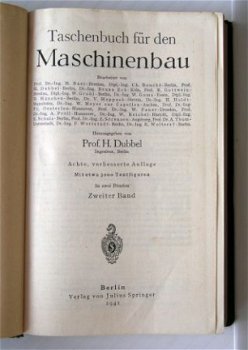 [1941] Taschenbuch für den Maschinenbau, Springer - 2