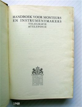 [1948] Handboek voor M en I Telegrafie&Telefonie, PTT - 2