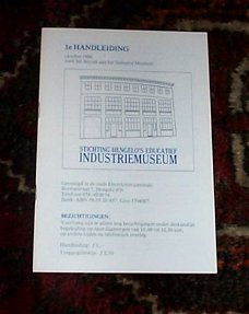 [1986] Catalogus, Hengelo’s Educatief Industrie Museum,