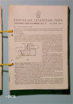 [1970] Cursus; Vaktheorie voor chauffeurs (dipl. B), PBNA - 1