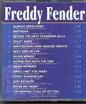 cd - Freddy FENDER - Hits - 1