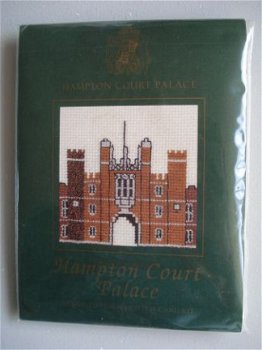 Borduurpakket Hampton Court Palace met kaart 13 x 10 engels - 1
