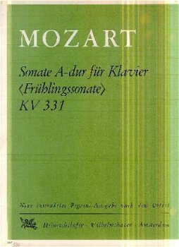 Mozart; Sonate A-dur fúr Klavier (Frühlingssonate) KV 331 - 1