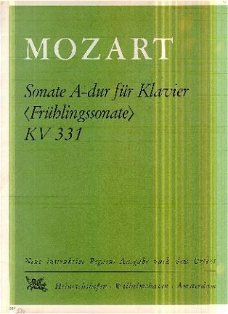 Mozart; Sonate A-dur fúr Klavier (Frühlingssonate) KV 331