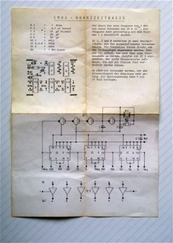 [1980] CMOS-Quarzzeitbasis, (Schema van bouwset) - 1