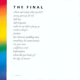 cd - WHAM ! - The Final - 1