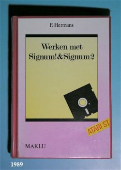 [1989] Werken met Signum ! en Signum 2, Hermans, Maklu - 1