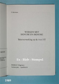 [1989] Werken met Signum ! en Signum 2, Hermans, Maklu - 3