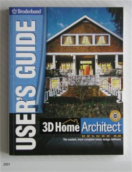 [2001] 3D Home Architect deLuxe 4.0 (met CD’s), Broderbund - 2