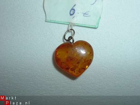 Amber Heart / barnsteen hart - 1