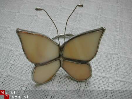servetringen tiffany vlinder glas 5x5 cm - 1