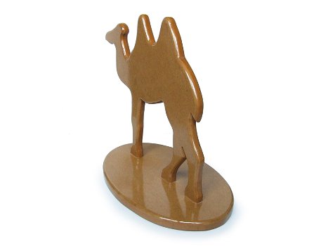 Decoratieve houten kameel - 1