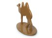 Decoratieve houten kameel - 1 - Thumbnail