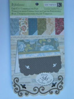 K&Company cardmaking paper pad julianne florish