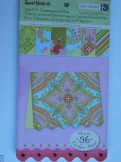 K&Company cardmaking paper pad sweet nectar