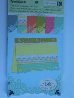 K&Company cardmaking paper pad sweet nectar scroll